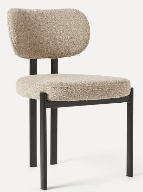 Bouclé Adrien upholstered chair