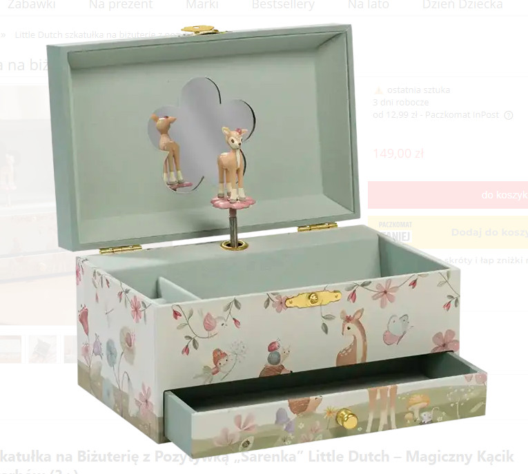 DEER JEWELLERY BOX