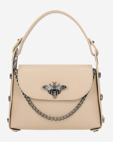 SMALL BEIGE WOJAS HANDBAG