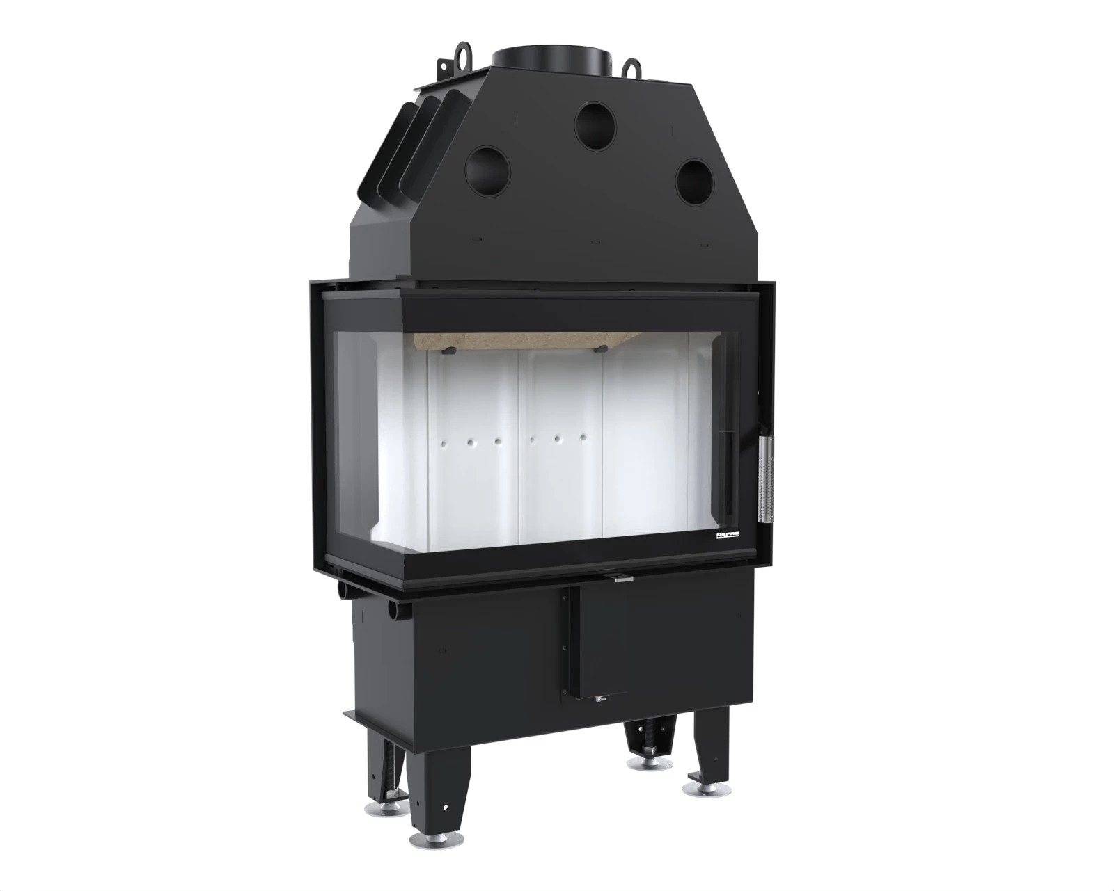 DEFRO HOME INTRA SM BL SLIM Fireplace Insert 
