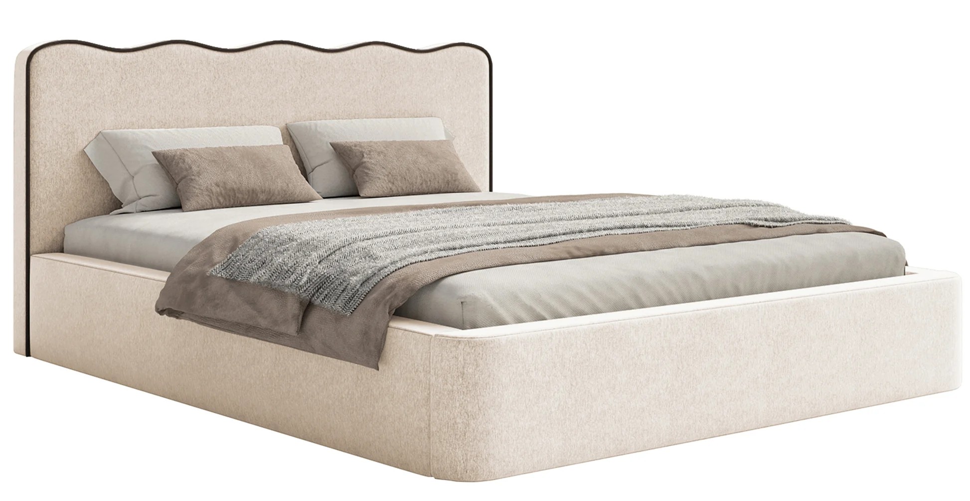DUNEY UPHOLSTERED BED 180X200